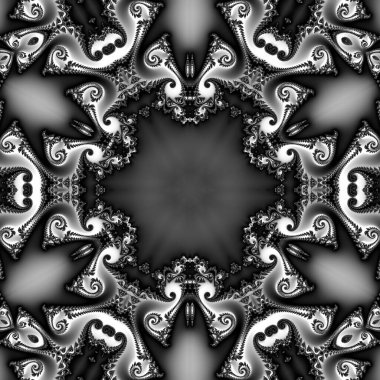 Soyut Bilgisayar Fraktal Tasarımı. Fraktal hiç bitmeyen bir desen. Fraktallar, farklı ölçeklerde kendine benzeyen sonsuz derecede karmaşık kalıplardır. Cep telefonu duvar kağıdı için harika.