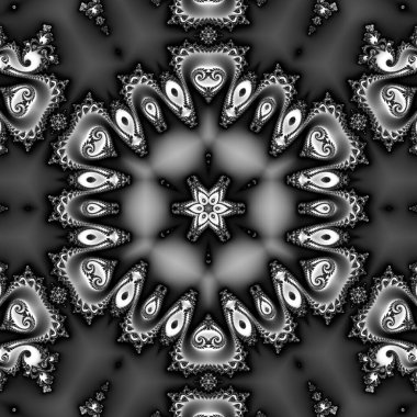 Soyut Bilgisayar Fraktal Tasarımı. Fraktal hiç bitmeyen bir desen. Fraktallar, farklı ölçeklerde kendine benzeyen sonsuz derecede karmaşık kalıplardır. Cep telefonu duvar kağıdı için harika.