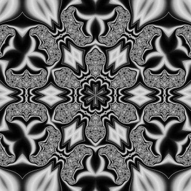 Soyut Bilgisayar Fraktal Tasarımı. Fraktal hiç bitmeyen bir desen. Fraktallar, farklı ölçeklerde kendine benzeyen sonsuz derecede karmaşık kalıplardır. Cep telefonu duvar kağıdı için harika.