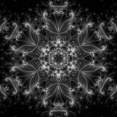 Soyut Bilgisayar Fraktal Tasarımı. Fraktal hiç bitmeyen bir desen. Fraktallar, farklı ölçeklerde kendine benzeyen sonsuz derecede karmaşık kalıplardır. Cep telefonu duvar kağıdı için harika.