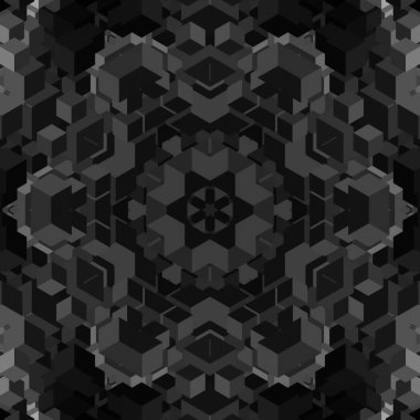 Soyut Bilgisayar Fraktal Tasarımı. Fraktal hiç bitmeyen bir desen. Fraktallar, farklı ölçeklerde kendine benzeyen sonsuz derecede karmaşık kalıplardır. Cep telefonu duvar kağıdı için harika.