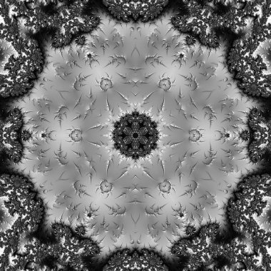 Soyut Bilgisayar Fraktal Tasarımı. Fraktal hiç bitmeyen bir desen. Fraktallar, farklı ölçeklerde kendine benzeyen sonsuz derecede karmaşık kalıplardır. Cep telefonu duvar kağıdı için harika.