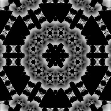 Soyut Bilgisayar Fraktal Tasarımı. Fraktal hiç bitmeyen bir desen. Fraktallar, farklı ölçeklerde kendine benzeyen sonsuz derecede karmaşık kalıplardır. Cep telefonu duvar kağıdı için harika.