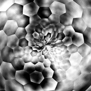 Soyut Bilgisayar Fraktal Tasarımı. Fraktal hiç bitmeyen bir desen. Fraktallar, farklı ölçeklerde kendine benzeyen sonsuz derecede karmaşık kalıplardır. Cep telefonu duvar kağıdı için harika.