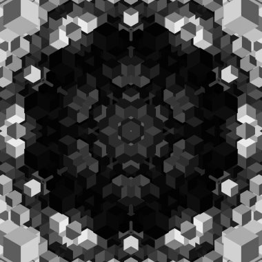 Soyut Bilgisayar Fraktal Tasarımı. Fraktal hiç bitmeyen bir desen. Fraktallar, farklı ölçeklerde kendine benzeyen sonsuz derecede karmaşık kalıplardır. Cep telefonu duvar kağıdı için harika.