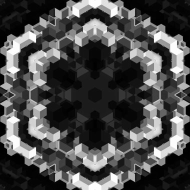 Soyut Bilgisayar Fraktal Tasarımı. Fraktal hiç bitmeyen bir desen. Fraktallar, farklı ölçeklerde kendine benzeyen sonsuz derecede karmaşık kalıplardır. Cep telefonu duvar kağıdı için harika.