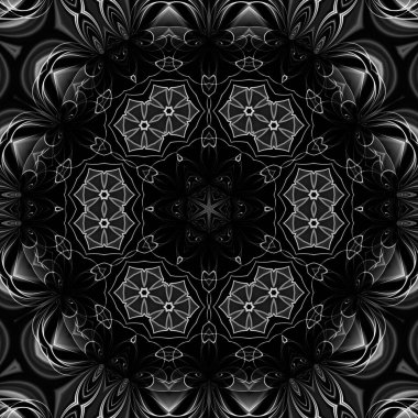 Soyut Bilgisayar Fraktal Tasarımı. Fraktal hiç bitmeyen bir desen. Fraktallar, farklı ölçeklerde kendine benzeyen sonsuz derecede karmaşık kalıplardır. Cep telefonu duvar kağıdı için harika.