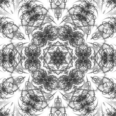 Soyut Bilgisayar Fraktal Tasarımı. Fraktal hiç bitmeyen bir desen. Fraktallar, farklı ölçeklerde kendine benzeyen sonsuz derecede karmaşık kalıplardır. Cep telefonu duvar kağıdı için harika.