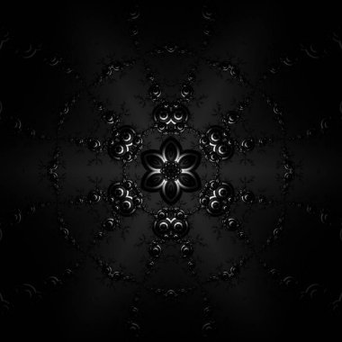 Soyut Bilgisayar Fraktal Tasarımı. Fraktal hiç bitmeyen bir desen. Fraktallar, farklı ölçeklerde kendine benzeyen sonsuz derecede karmaşık kalıplardır. Cep telefonu duvar kağıdı için harika.