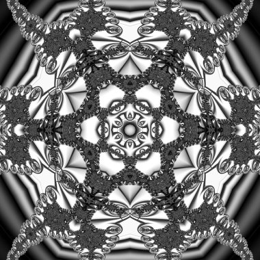 Soyut Bilgisayar Fraktal Tasarımı. Fraktal hiç bitmeyen bir desen. Fraktallar, farklı ölçeklerde kendine benzeyen sonsuz derecede karmaşık kalıplardır. Cep telefonu duvar kağıdı için harika.