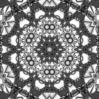 Soyut Bilgisayar Fraktal Tasarımı. Fraktal hiç bitmeyen bir desen. Fraktallar, farklı ölçeklerde kendine benzeyen sonsuz derecede karmaşık kalıplardır. Cep telefonu duvar kağıdı için harika.