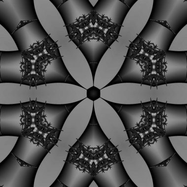 Soyut Bilgisayar Fraktal Tasarımı. Fraktal hiç bitmeyen bir desen. Fraktallar, farklı ölçeklerde kendine benzeyen sonsuz derecede karmaşık kalıplardır. Cep telefonu duvar kağıdı için harika.