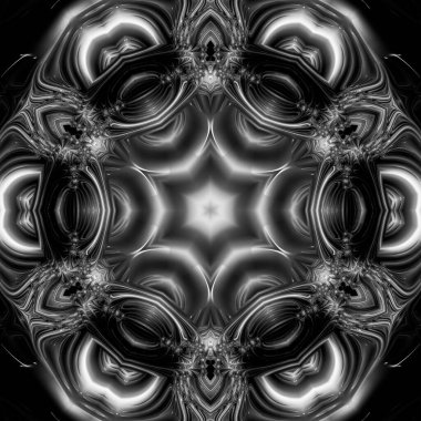 Soyut Bilgisayar Fraktal Tasarımı. Fraktal hiç bitmeyen bir desen. Fraktallar, farklı ölçeklerde kendine benzeyen sonsuz derecede karmaşık kalıplardır. Cep telefonu duvar kağıdı için harika.