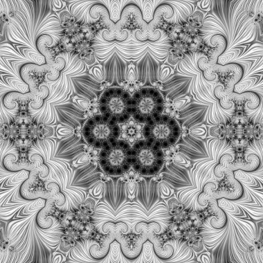 Soyut Bilgisayar Fraktal Tasarımı. Fraktal hiç bitmeyen bir desen. Fraktallar, farklı ölçeklerde kendine benzeyen sonsuz derecede karmaşık kalıplardır. Cep telefonu duvar kağıdı için harika.