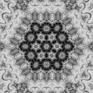 Soyut Bilgisayar Fraktal Tasarımı. Fraktal hiç bitmeyen bir desen. Fraktallar, farklı ölçeklerde kendine benzeyen sonsuz derecede karmaşık kalıplardır. Cep telefonu duvar kağıdı için harika.