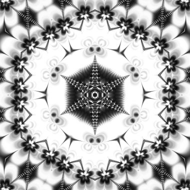 Soyut Bilgisayar Fraktal Tasarımı. Fraktal hiç bitmeyen bir desen. Fraktallar, farklı ölçeklerde kendine benzeyen sonsuz derecede karmaşık kalıplardır. Cep telefonu duvar kağıdı için harika.