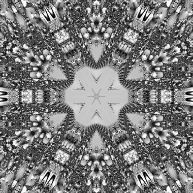 Soyut Bilgisayar Fraktal Tasarımı. Fraktal hiç bitmeyen bir desen. Fraktallar, farklı ölçeklerde kendine benzeyen sonsuz derecede karmaşık kalıplardır. Cep telefonu duvar kağıdı için harika.