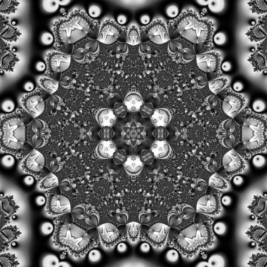 Soyut Bilgisayar Fraktal Tasarımı. Fraktal hiç bitmeyen bir desen. Fraktallar, farklı ölçeklerde kendine benzeyen sonsuz derecede karmaşık kalıplardır. Cep telefonu duvar kağıdı için harika.