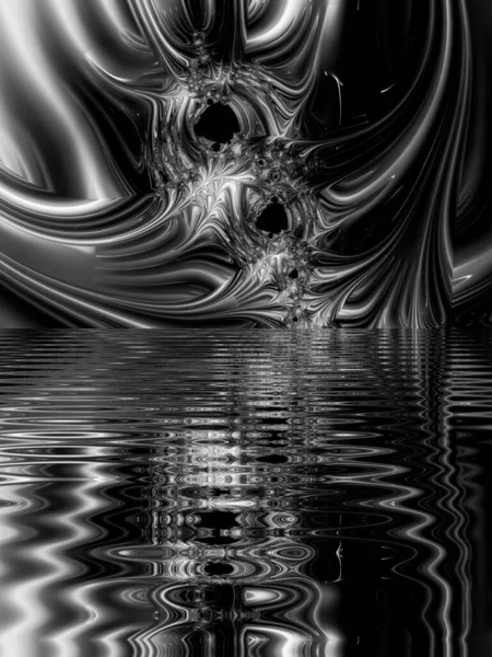 Soyut Bilgisayar Fraktal Tasarımı. Fraktal hiç bitmeyen bir desen. Fraktallar, farklı ölçeklerde kendine benzeyen sonsuz derecede karmaşık kalıplardır. Cep telefonu duvar kağıdı için harika.