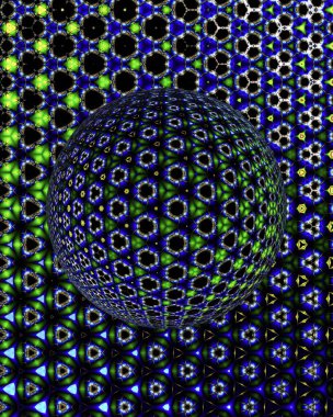 Soyut Bilgisayar Fraktal Tasarımı. Fraktal hiç bitmeyen bir desen. Fraktallar, farklı ölçeklerde kendine benzeyen sonsuz derecede karmaşık kalıplardır. Cep telefonu duvar kağıdı için harika.