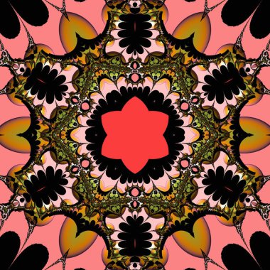 Soyut Bilgisayar Fraktal Tasarımı. Fraktal hiç bitmeyen bir desen. Fraktallar, farklı ölçeklerde kendine benzeyen sonsuz derecede karmaşık kalıplardır. Cep telefonu duvar kağıdı için harika.