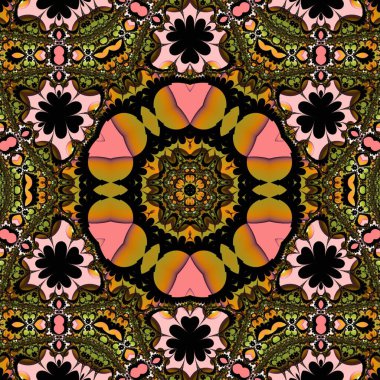 Soyut Bilgisayar Fraktal Tasarımı. Fraktal hiç bitmeyen bir desen. Fraktallar, farklı ölçeklerde kendine benzeyen sonsuz derecede karmaşık kalıplardır. Cep telefonu duvar kağıdı için harika.