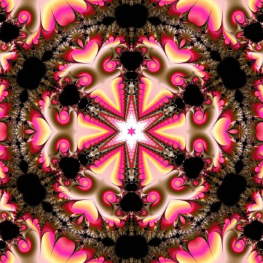 Soyut Bilgisayar Fraktal Tasarımı. Fraktal hiç bitmeyen bir desen. Fraktallar, farklı ölçeklerde kendine benzeyen sonsuz derecede karmaşık kalıplardır. Cep telefonu duvar kağıdı için harika.