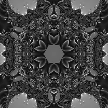 Soyut Bilgisayar Fraktal Tasarımı. Fraktal hiç bitmeyen bir desen. Fraktallar, farklı ölçeklerde kendine benzeyen sonsuz derecede karmaşık kalıplardır. Cep telefonu duvar kağıdı için harika.