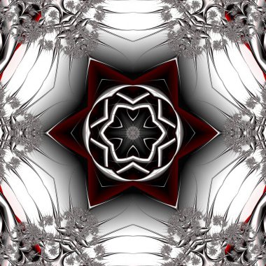 Soyut Bilgisayar Fraktal Tasarımı. Fraktal hiç bitmeyen bir desen. Fraktallar, farklı ölçeklerde kendine benzeyen sonsuz derecede karmaşık kalıplardır. Cep telefonu duvar kağıdı için harika.