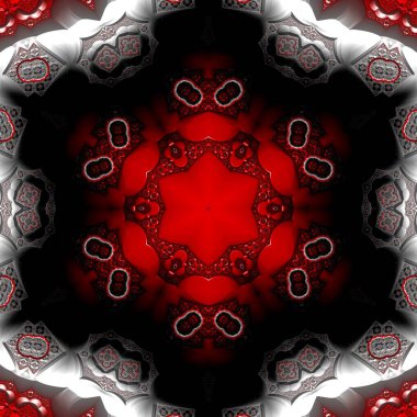 Soyut Bilgisayar Fraktal Tasarımı. Fraktal hiç bitmeyen bir desen. Fraktallar, farklı ölçeklerde kendine benzeyen sonsuz derecede karmaşık kalıplardır. Cep telefonu duvar kağıdı için harika.