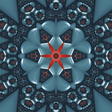 Soyut Bilgisayar Fraktal Tasarımı. Fraktal hiç bitmeyen bir desen. Fraktallar, farklı ölçeklerde kendine benzeyen sonsuz derecede karmaşık kalıplardır. Cep telefonu duvar kağıdı için harika.