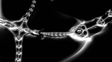 Soyut Bilgisayar Fraktal Tasarımı. Fraktal hiç bitmeyen bir desen. Fraktallar, farklı ölçeklerde kendine benzeyen sonsuz derecede karmaşık kalıplardır. Cep telefonu duvar kağıdı için harika.