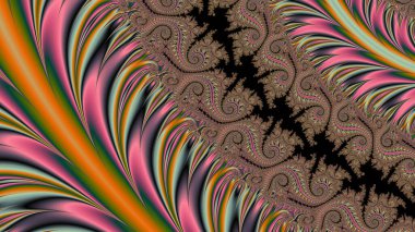 Soyut Bilgisayar Fraktal Tasarımı. Fraktal hiç bitmeyen bir desen. Fraktallar, farklı ölçeklerde kendine benzeyen sonsuz derecede karmaşık kalıplardır. Cep telefonu duvar kağıdı için harika.