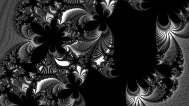 Soyut Bilgisayar Fraktal Tasarımı. Fraktal hiç bitmeyen bir desen. Fraktallar, farklı ölçeklerde kendine benzeyen sonsuz derecede karmaşık kalıplardır. Cep telefonu duvar kağıdı için harika.