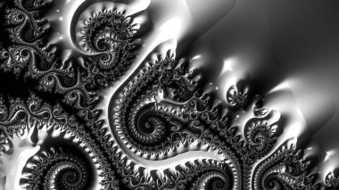 Soyut Bilgisayar Fraktal Tasarımı. Fraktal hiç bitmeyen bir desen. Fraktallar, farklı ölçeklerde kendine benzeyen sonsuz derecede karmaşık kalıplardır. Cep telefonu duvar kağıdı için harika.