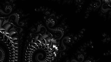 Soyut Bilgisayar Fraktal Tasarımı. Fraktal hiç bitmeyen bir desen. Fraktallar, farklı ölçeklerde kendine benzeyen sonsuz derecede karmaşık kalıplardır. Cep telefonu duvar kağıdı için harika.