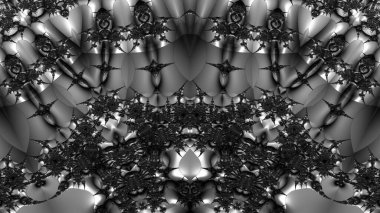 Soyut Bilgisayar Fraktal Tasarımı. Fraktal hiç bitmeyen bir desen. Fraktallar, farklı ölçeklerde kendine benzeyen sonsuz derecede karmaşık kalıplardır. Cep telefonu duvar kağıdı için harika.