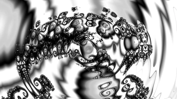 Абстрактный Дизайн Фрактал Бесконечная Закономерность Фракталы Являются Бесконечно Сложными Структурами — стоковое фото