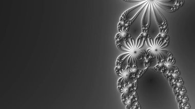 Soyut Bilgisayar Fraktal Tasarımı. Fraktal hiç bitmeyen bir desen. Fraktallar, farklı ölçeklerde kendine benzeyen sonsuz derecede karmaşık kalıplardır. Cep telefonu duvar kağıdı için harika.