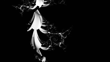 Soyut Bilgisayar Fraktal Tasarımı. Fraktal hiç bitmeyen bir desen. Fraktallar, farklı ölçeklerde kendine benzeyen sonsuz derecede karmaşık kalıplardır. Cep telefonu duvar kağıdı için harika.