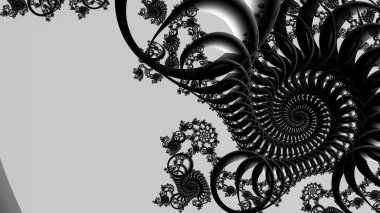 Soyut Bilgisayar Fraktal Tasarımı. Fraktal hiç bitmeyen bir desen. Fraktallar, farklı ölçeklerde kendine benzeyen sonsuz derecede karmaşık kalıplardır. Cep telefonu duvar kağıdı için harika.