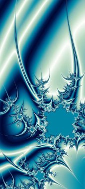 Soyut Bilgisayar Fraktal Tasarımı. Fraktal hiç bitmeyen bir desen. Fraktallar, farklı ölçeklerde kendine benzeyen sonsuz derecede karmaşık kalıplardır. Cep telefonu duvar kağıdı için harika.