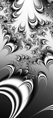 Soyut Bilgisayar Fraktal Tasarımı. Fraktal hiç bitmeyen bir desen. Fraktallar, farklı ölçeklerde kendine benzeyen sonsuz derecede karmaşık kalıplardır. Cep telefonu duvar kağıdı için harika.