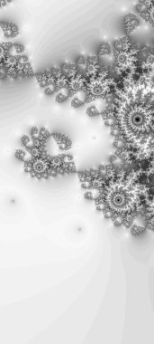 Soyut Bilgisayar Fraktal Tasarımı. Fraktal hiç bitmeyen bir desen. Fraktallar, farklı ölçeklerde kendine benzeyen sonsuz derecede karmaşık kalıplardır. Cep telefonu duvar kağıdı için harika.