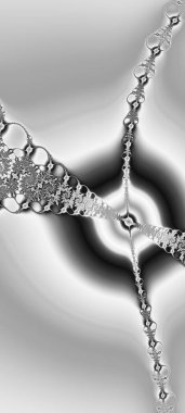 Soyut Bilgisayar Fraktal Tasarımı. Fraktal hiç bitmeyen bir desen. Fraktallar, farklı ölçeklerde kendine benzeyen sonsuz derecede karmaşık kalıplardır. Cep telefonu duvar kağıdı için harika.