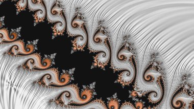 Soyut Bilgisayar Fraktal Tasarımı. Fraktal hiç bitmeyen bir desen. Fraktallar, farklı ölçeklerde kendine benzeyen sonsuz derecede karmaşık kalıplardır. Cep telefonu duvar kağıdı için harika.