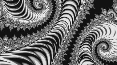 Soyut Bilgisayar Fraktal Tasarımı. Fraktal hiç bitmeyen bir desen. Fraktallar, farklı ölçeklerde kendine benzeyen sonsuz derecede karmaşık kalıplardır. Cep telefonu duvar kağıdı için harika.