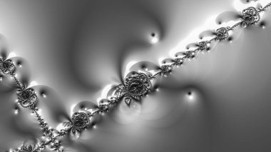 Soyut Bilgisayar Fraktal Tasarımı. Fraktal hiç bitmeyen bir desen. Fraktallar, farklı ölçeklerde kendine benzeyen sonsuz derecede karmaşık kalıplardır. Cep telefonu duvar kağıdı için harika.