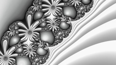 Soyut Bilgisayar Fraktal Tasarımı. Fraktal hiç bitmeyen bir desen. Fraktallar, farklı ölçeklerde kendine benzeyen sonsuz derecede karmaşık kalıplardır. Cep telefonu duvar kağıdı için harika.