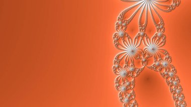 Soyut Bilgisayar Fraktal Tasarımı. Fraktal hiç bitmeyen bir desen. Fraktallar, farklı ölçeklerde kendine benzeyen sonsuz derecede karmaşık kalıplardır. Cep telefonu duvar kağıdı için harika.